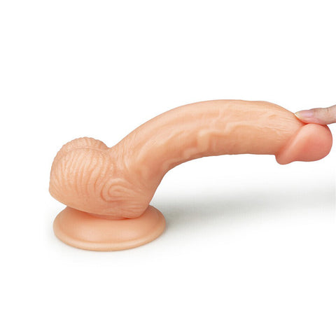 Lovetoy 8 Inch The Ultra Soft Dude Dildo > Realistic Dildos and Vibes > Realistic Dildos