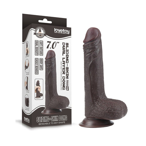 Lovetoy Sliding Skin 7 Inch Dong > Realistic Dildos and Vibes > Penis Dildo