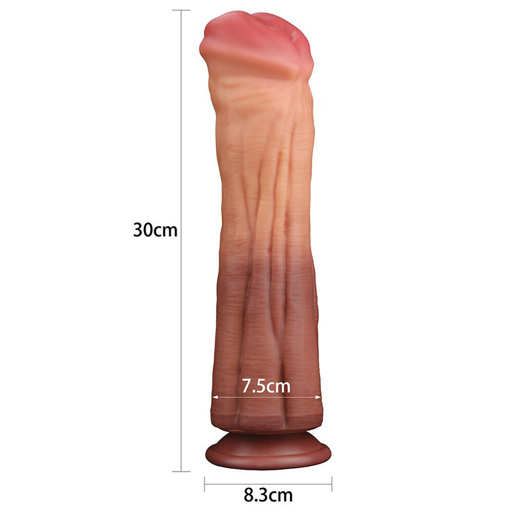 Lovetoy 12 Inch Dual Layered Silicone Horse Cock > Sex Toys > Other Dildos