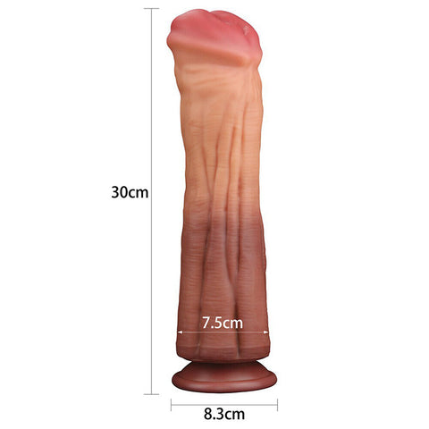 Lovetoy 12 Inch Dual Layered Silicone Horse Cock > Sex Toys > Other Dildos