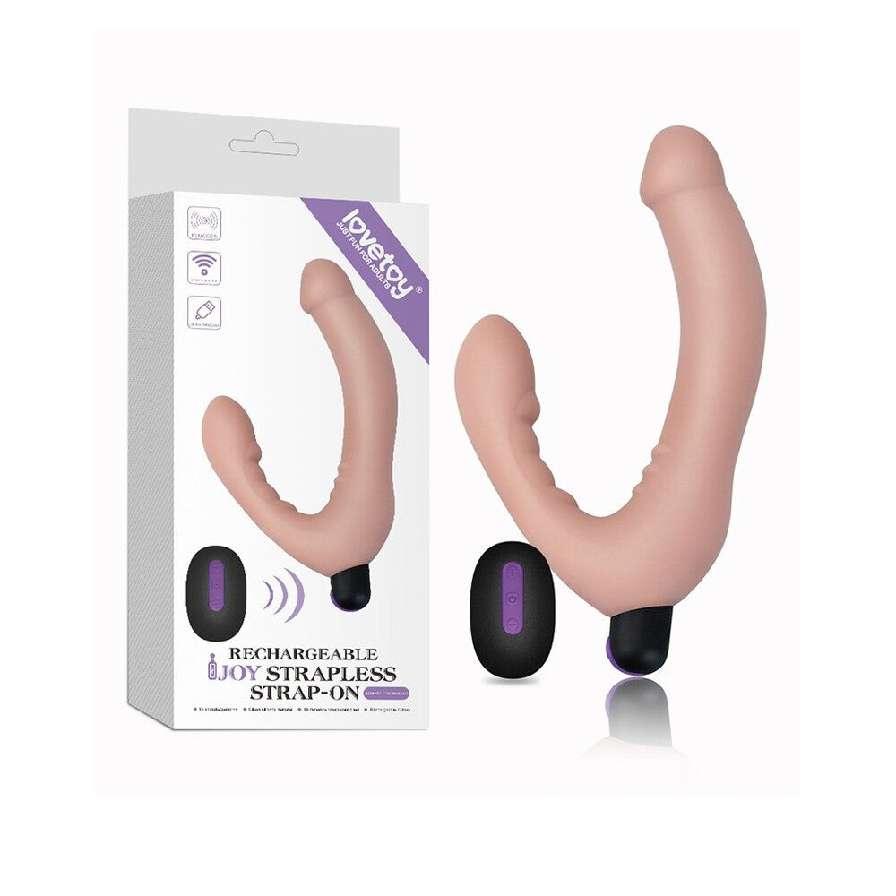 Lovetoy iJoy (Rechargeable) – Remote-Controlled Strapless Strap-On > Realistic Dildos and Vibes > Strapless Strap Ons
