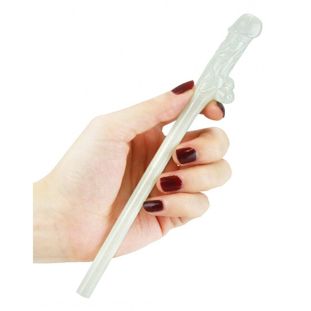 Lovetoy Pack Of 9 Willy Straws Glow In The Dark Hen And Stag Nights