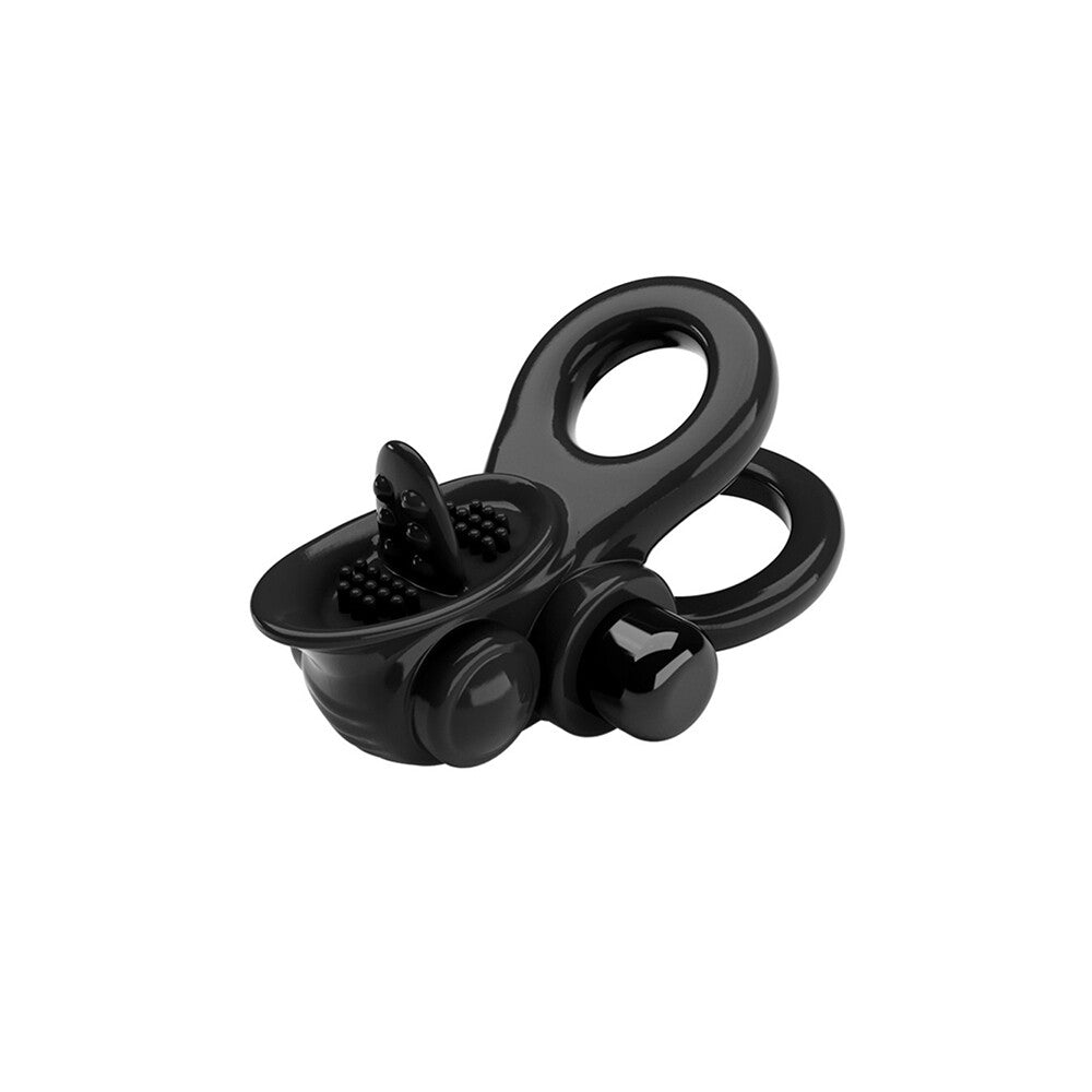 Pretty Love Passionate Vibrating Cock Ring With Tongue > Sex Toys For Men > Love Ring Vibrators