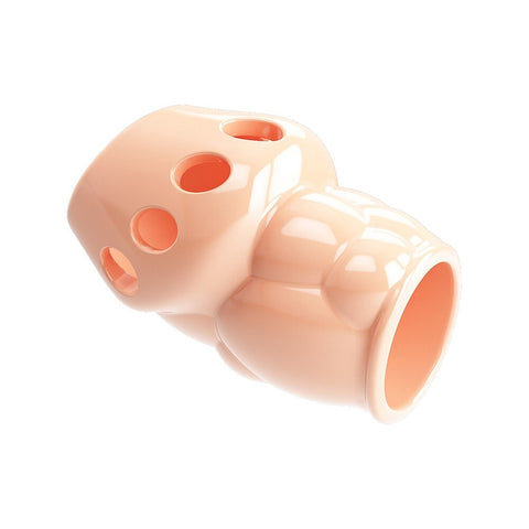 Oscar Flesh Pink Penis Sleeve Soft Stretchy Enhancer > Sex Toys For Men > Penis Sleeves
