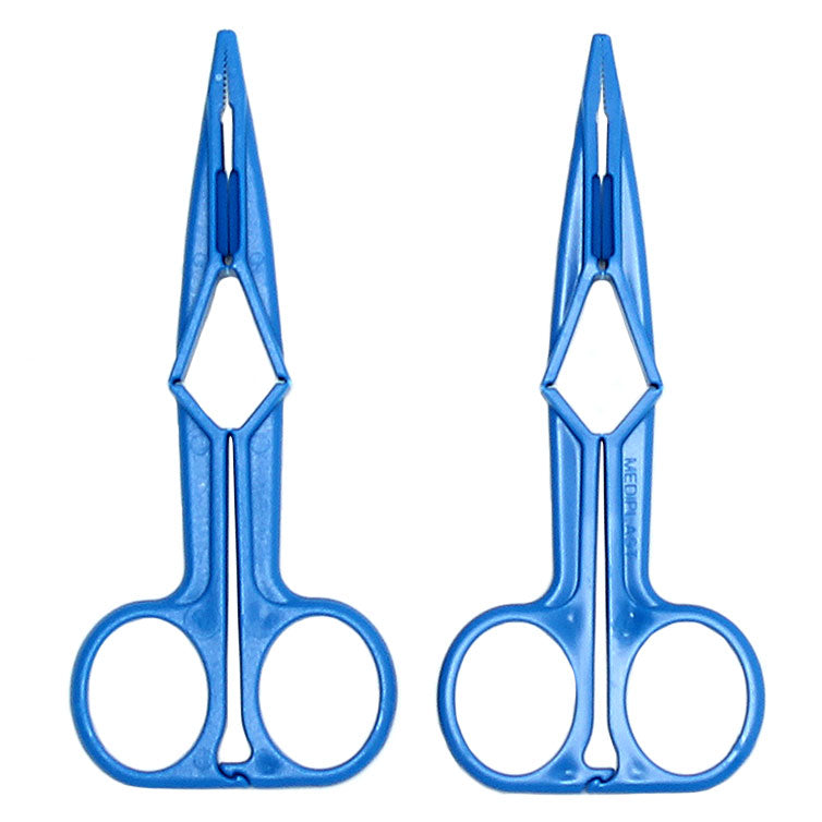 Blue Scissor Nipple Clamps Default Title > Bondage Gear > Nipple Clamps