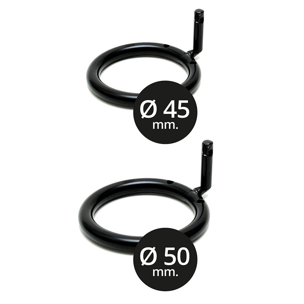 Black Metal Male Chastity Device With Padlock > Bondage Gear > Male Chastity
