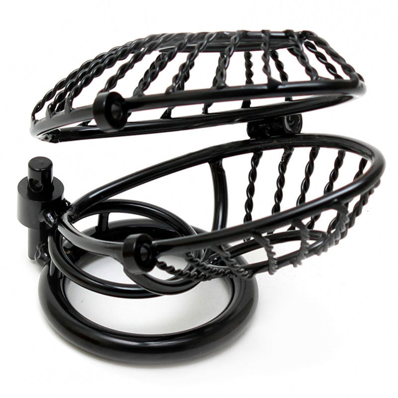 Opening Metal Male Chastity Device With Two Padlocks > Bondage Gear > Male Chastity