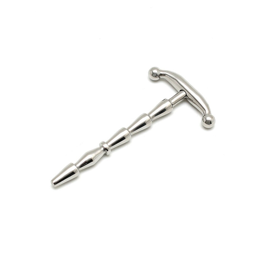Rimba Bondage Ribbed Urethral Sounding Stick Silicone Sounding Rods