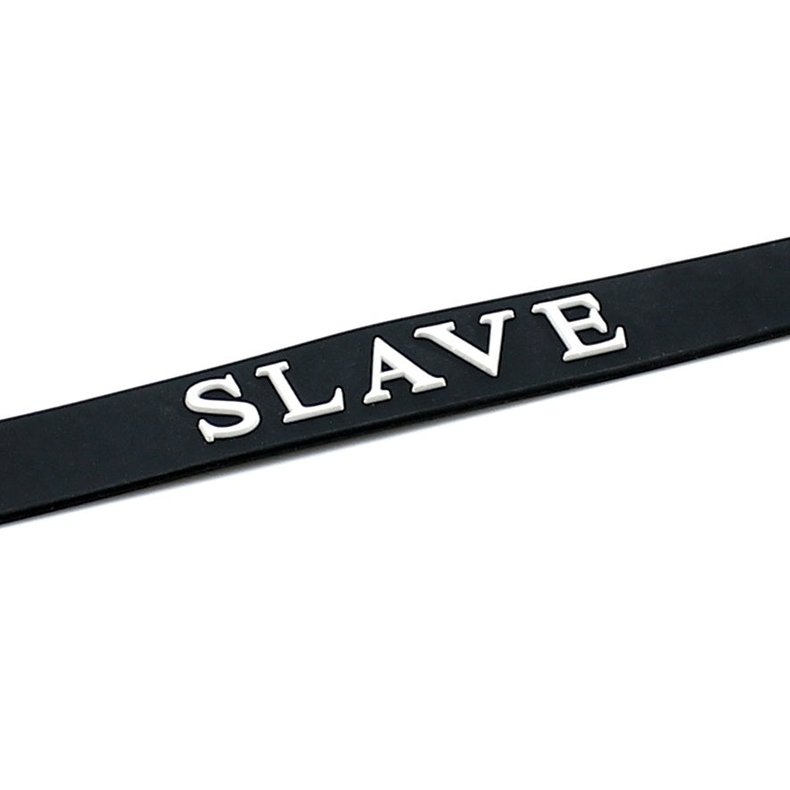 Black Silicone Slave Collar > Bondage Gear > Collars