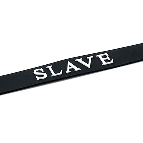 Black Silicone Slave Collar > Bondage Gear > Collars