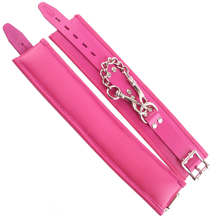 Rouge Garments Padded Pink Ankle Cuffs for Playful Adults Default Title > Bondage Gear > Restraints