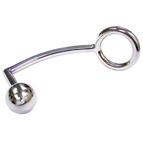 Rouge Stainless Steel Cock Ring With Ergonomic Anal Probe > Anal Range > Anal Probes