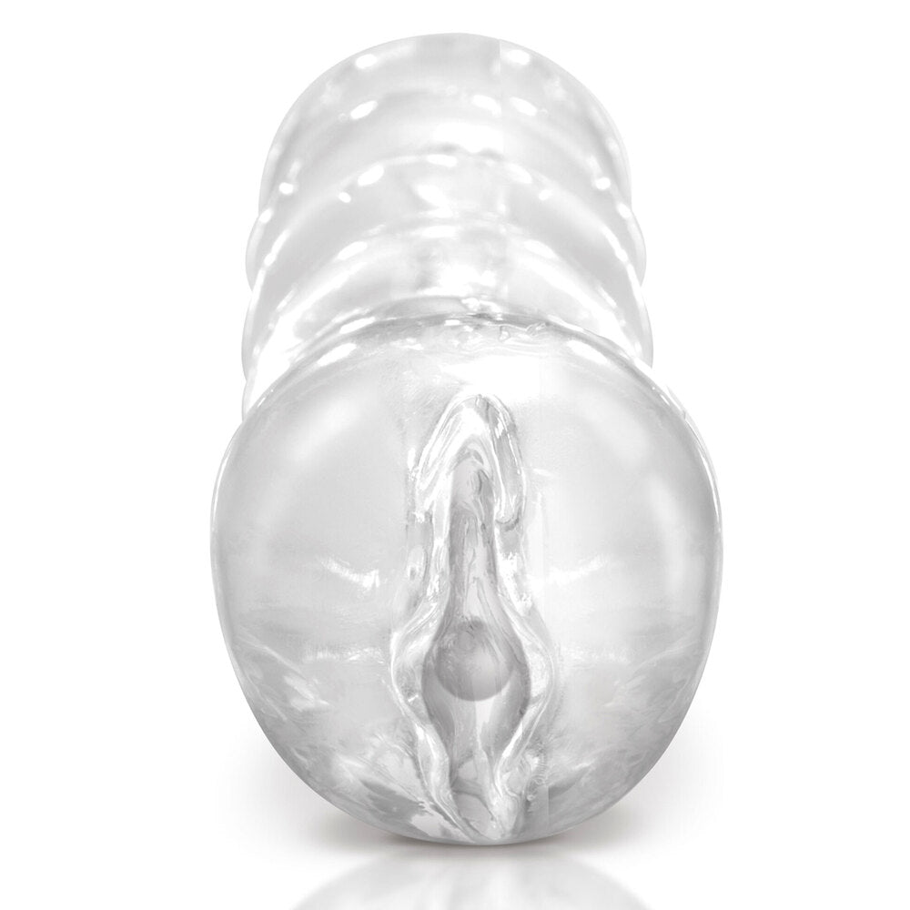 Pipedream Extreme Clear Leader Snatch Masturbator Strokers - Manual