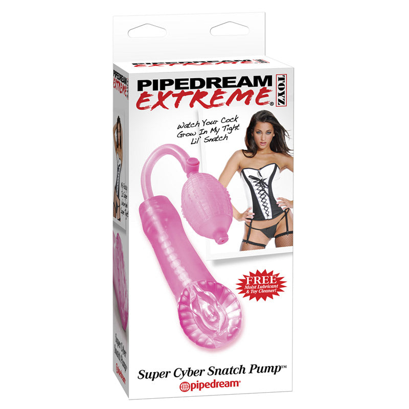 Pipedream Extreme Super Cyber Snatch Pump Masturbator Strokers - Manual