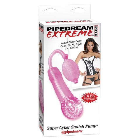 Pipedream Extreme Super Cyber Snatch Pump Masturbator Strokers - Manual