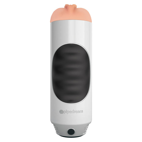 Pipedream Extreme Mega Grip Squeezable Pussy Stroker Masturbator Beige Strokers - Manual