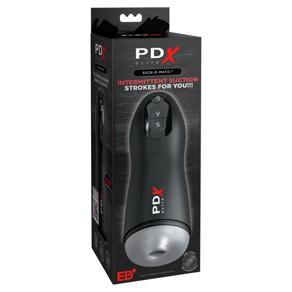 PDX Elite Suck O Matic – Suction and Vibration Stroker > Sex Toys For Men > Masturbators > Vibrating
