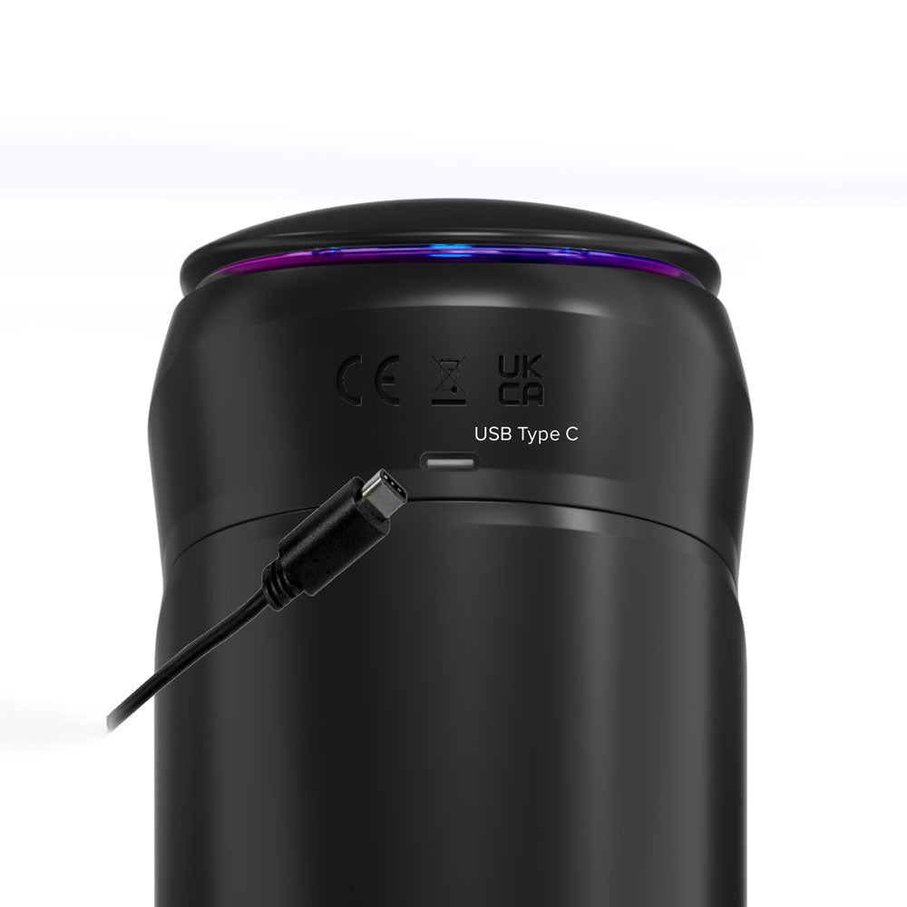 PDX Elite Moto-Bator Pro – USB Rechargeable Auto Stroker with Thrusting, Vibration, and Warming Functions > Sex Toys For Men > Masturbators Premium