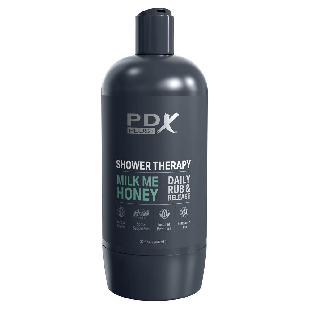 Pdx Plus Shower Therapy Milk Me Honey Discreet Stroker Strokers - Manual