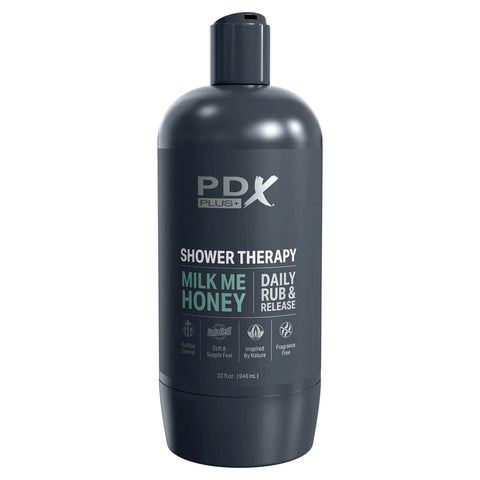 Pdx Plus Shower Therapy Milk Me Honey Discreet Stroker Strokers - Manual