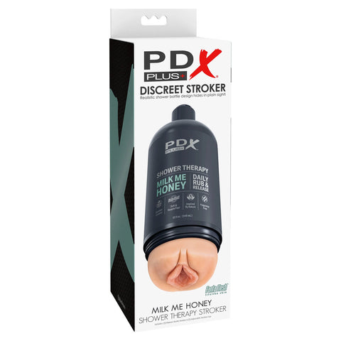 Pdx Plus Shower Therapy Milk Me Honey Discreet Stroker Strokers - Manual