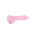 RealRock 6 Inch Crystal Clear Suction Cup Dildo – Phthalate-Free Skin-Safe Rubber > Dildos > Realistic Dildos