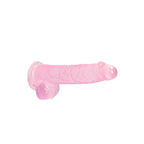 RealRock 6 Inch Crystal Clear Suction Cup Dildo – Phthalate-Free Skin-Safe Rubber > Dildos > Realistic Dildos