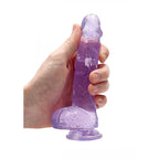 REALROCK Realistic Dildo with Balls – 15.2 cm Silicone Dong with Suction Cup Base > Dildos > Realistic Dildos
