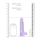 REALROCK Realistic Dildo with Balls – 15.2 cm Silicone Dong with Suction Cup Base > Dildos > Realistic Dildos