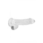 RealRock 6 Inch Transparent Crystal Clear Phthalate-Free Rubber Dildo > Dildos > Realistic Dildos