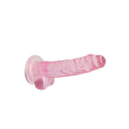 REALROCK Crystal Clear 7 Inch Realistic Silicone Dildo with Suction Cup Base > Dildos > Realistic Dildos