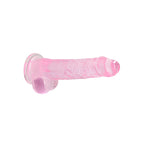 Realrock Crystal Clear 8 Inch Body-Safe Phthalate-Free Realistic Dildo with Balls > Dildos > Realistic Dildos