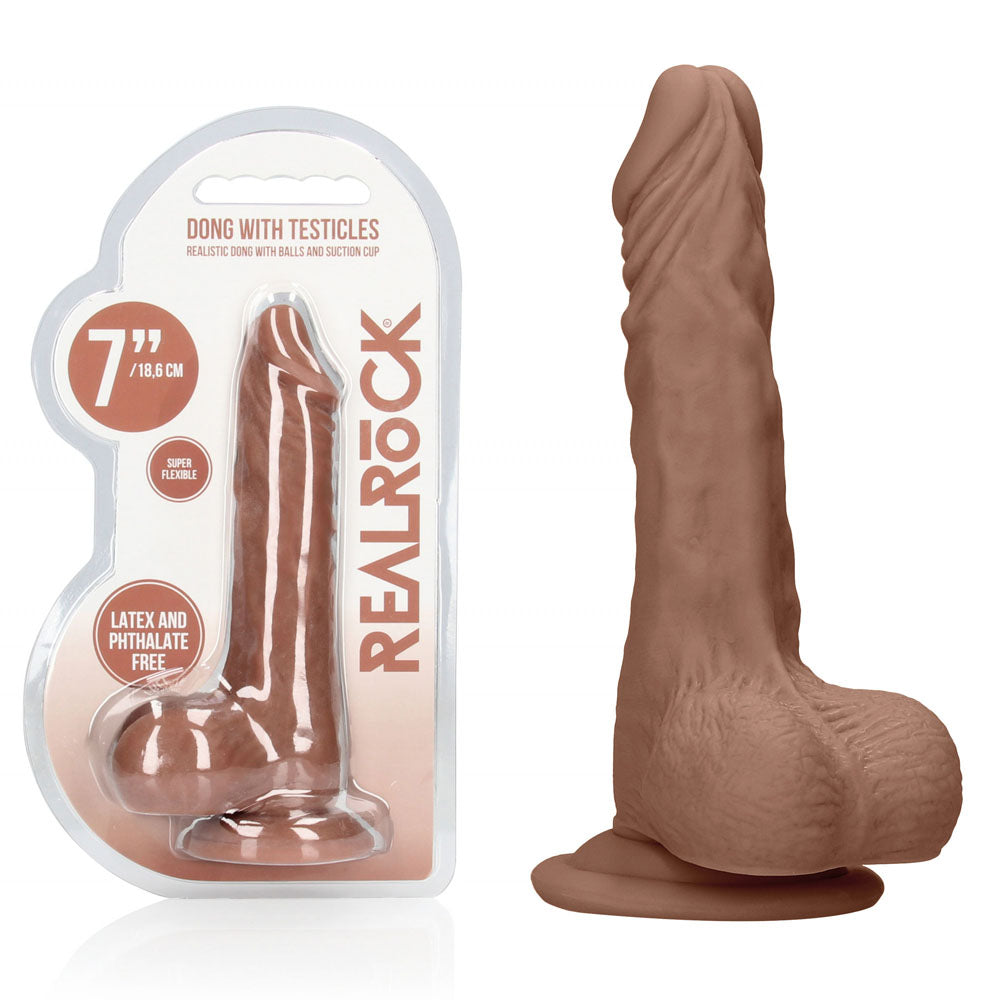 RealRock 7 Inch Dong with Testicles – Lifelike Dildo Default Title > Dildos > Realistic Dildos