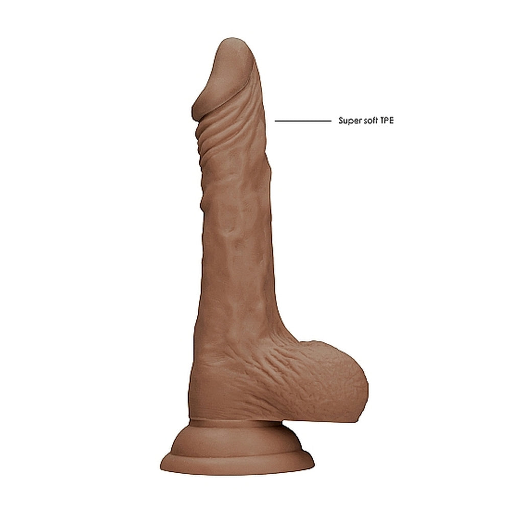 RealRock 7 Inch Realistic Dong With Testicles Tan Flesh > Realistic Dildos and Vibes > Realistic Dildos