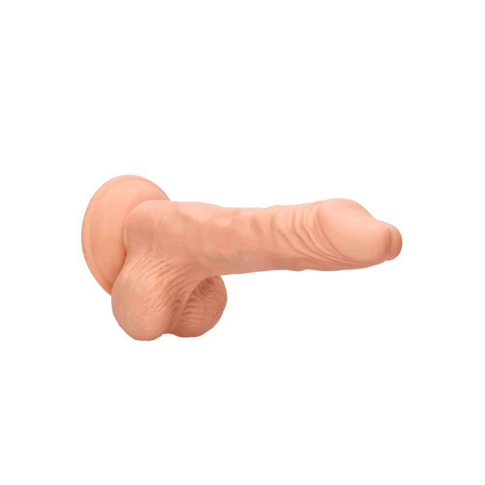 RealRock 8 Inch Flesh Pink Realistic Dildo With Testicles > Realistic Dildos and Vibes > Realistic Dildos