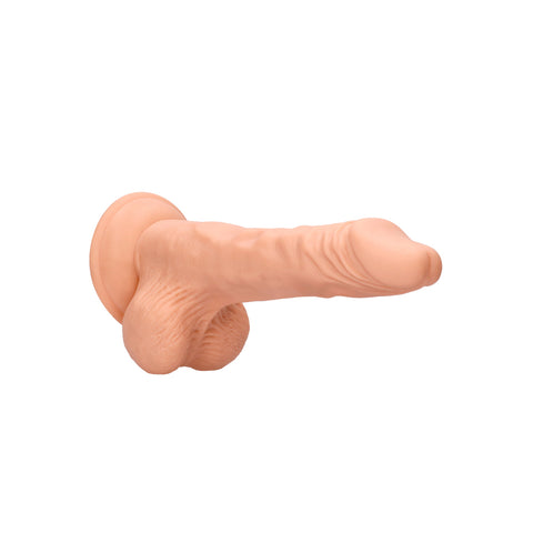 RealRock 8 Inch Flesh Pink Realistic Dildo With Testicles > Realistic Dildos and Vibes > Realistic Dildos