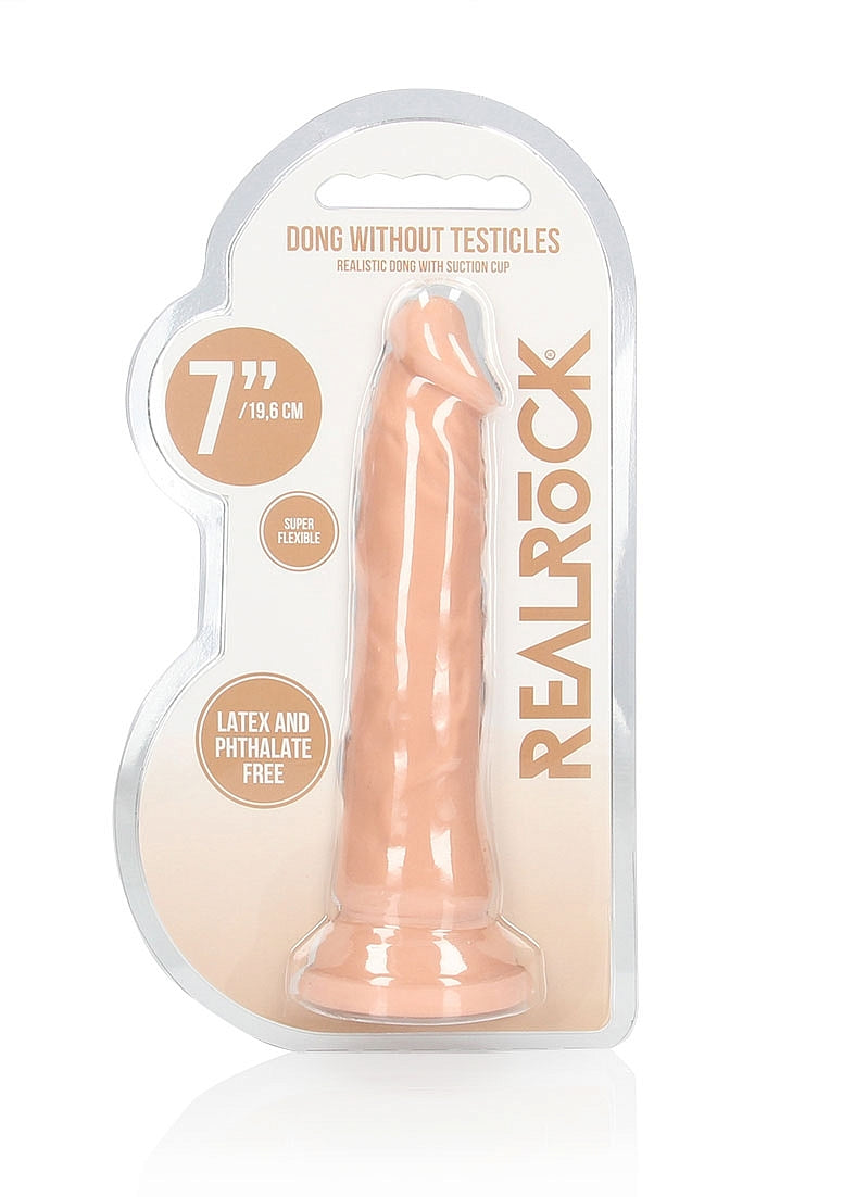 Realrock 7 Inch Realistic Dildo – Phthalate-Free Skin TPE 17.8 cm Dong > Dildos > Realistic Dildos