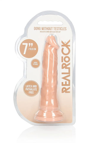 Realrock 7 Inch Realistic Dildo – Phthalate-Free Skin TPE 17.8 cm Dong > Dildos > Realistic Dildos