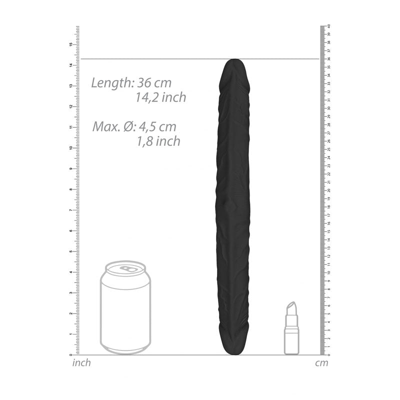 RealRock 14 Inch Double Dildo – Soft TPE Realistic Double Dong > Dildos > Double Dildos