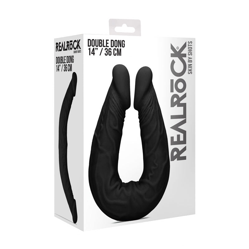 RealRock 14 Inch Double Dildo – Soft TPE Realistic Double Dong > Dildos > Double Dildos