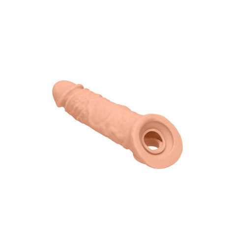 REALROCK 8'' Realistic Penis Extender 20.3 cm Extension Sleeve SLEEVES