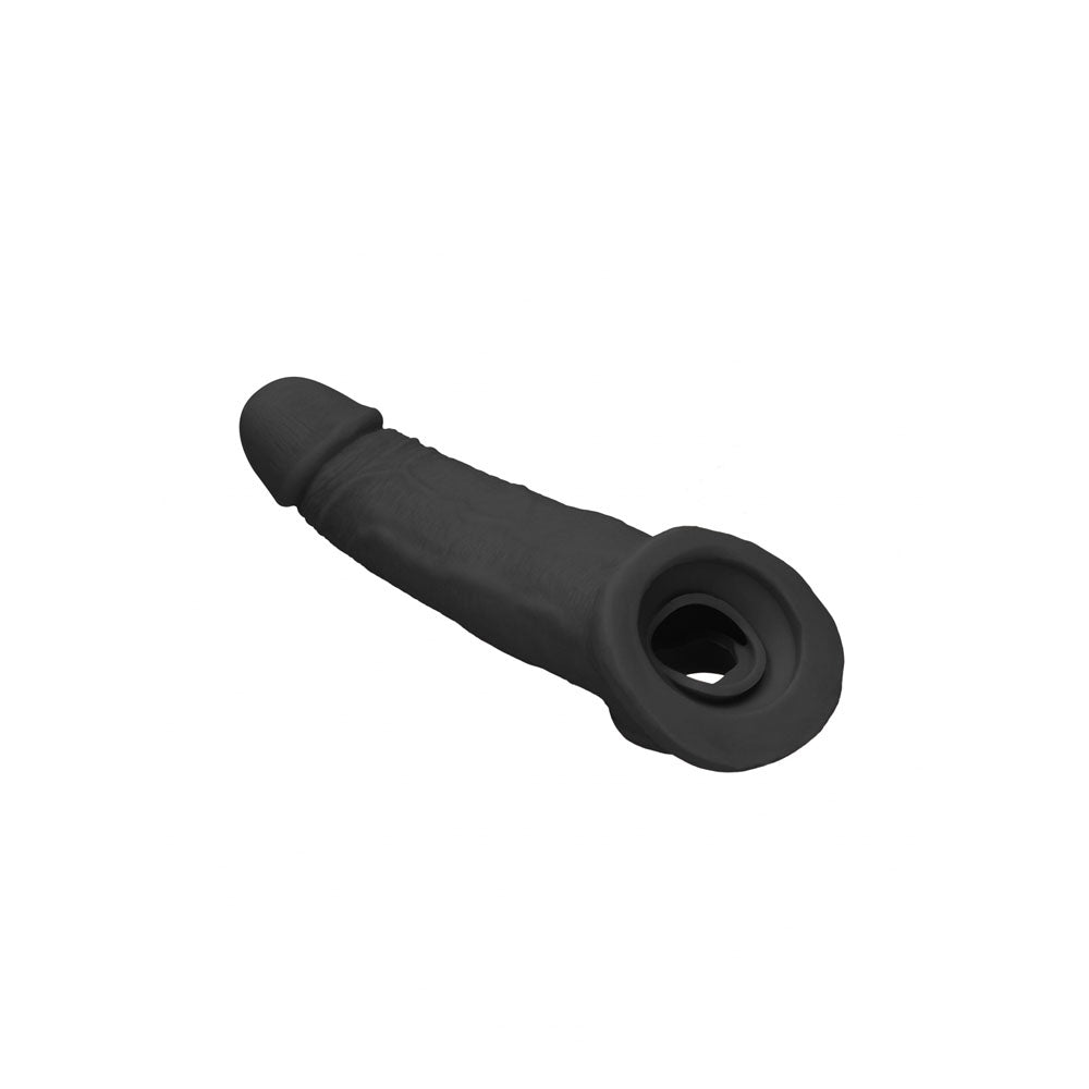 REALROCK Realistic Penis Extender with Rings 22.9 cm Sleeve Penis Sleeve > Sex Toys For Men > Penis Sleeves