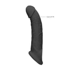 REALROCK Realistic Penis Extender with Rings 22.9 cm Sleeve Penis Sleeve > Sex Toys For Men > Penis Sleeves