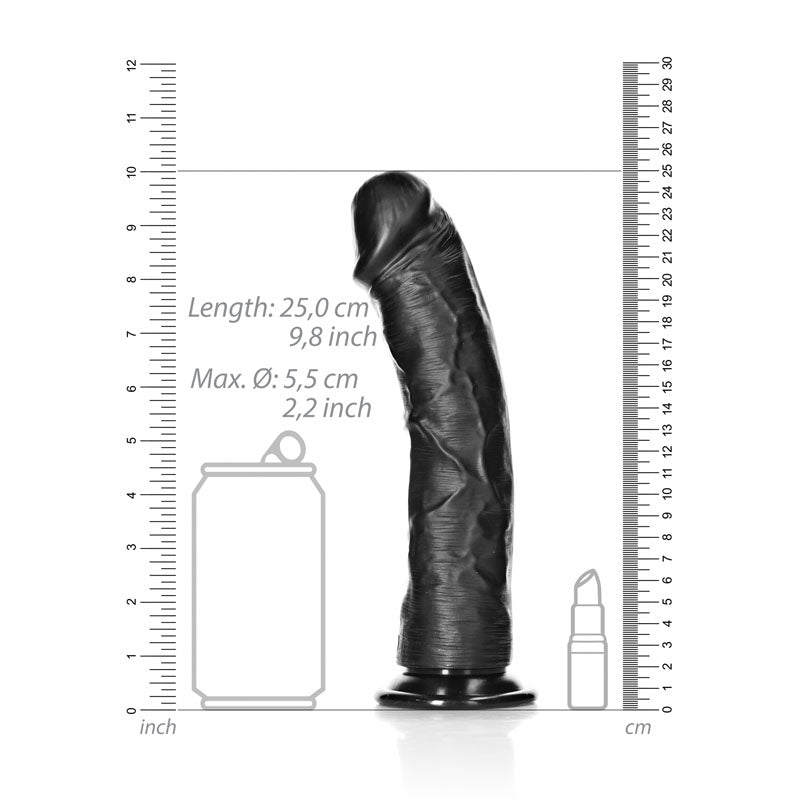 RealRock Realistic Curved Dildo with Suction Cup – 23 cm PVC Dildo > Dildos > Realistic Dildos