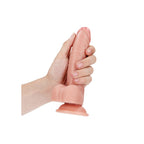 RealRock Realistic Curved Dong with Balls – 18 cm Phthalate-Free PVC Dildo > Dildos > Realistic Dildos