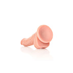 RealRock Realistic Curved Dong with Balls – 18 cm Phthalate-Free PVC Dildo > Dildos > Realistic Dildos
