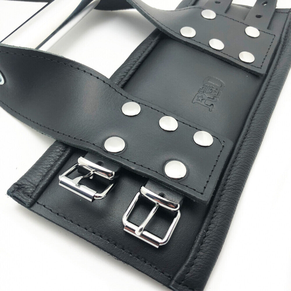 Red Deluxe Leather Suspension Handcuffs With Buckles > Bondage Gear > Restraints