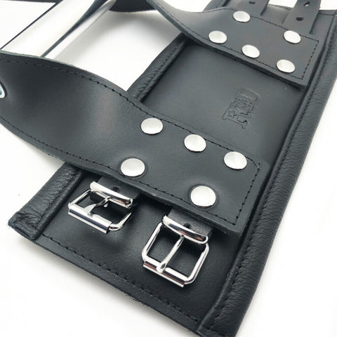 Red Deluxe Leather Suspension Handcuffs With Buckles > Bondage Gear > Restraints