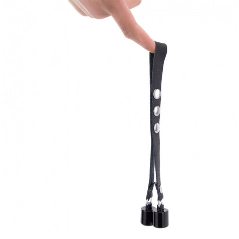 Red Genuine Leather Ball Stretcher With Two 50g Weights Ball Stretcher