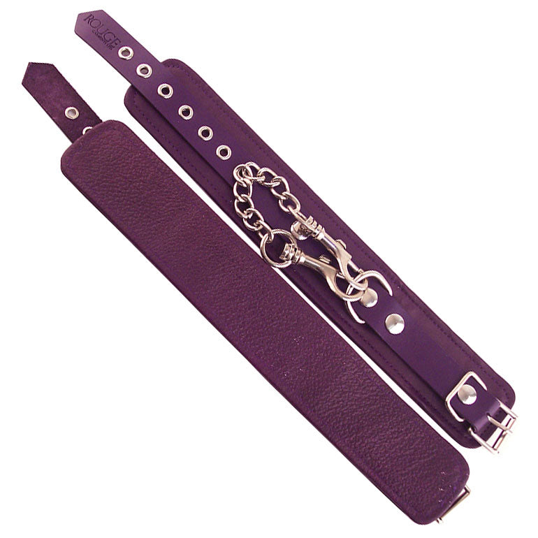 Rouge Garments Purple Adjustable Ankle Cuffs Soft Comfort Default Title > Bondage Gear > Restraints